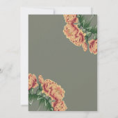 サンショウサボテンエレガントの花結婚サボテン 招待状 (裏面)