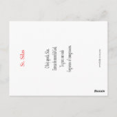 サンシラス祈りの言葉カード ポストカード (裏面)