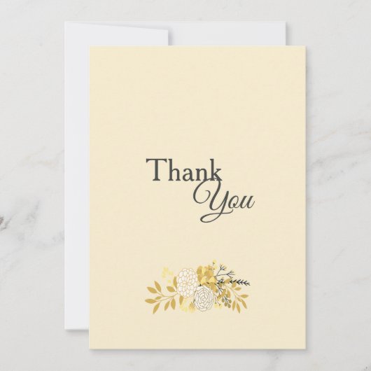 サンシーフローラル サンクスカード 招待状 (正面)