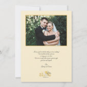 サンシーフローラル サンクスカード 招待状 (裏面)