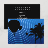 サンシーンの熱気球 招待状 (正面/裏面)