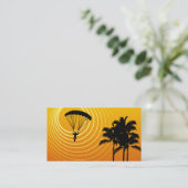 サンシーンスカイダイビング 名刺 (スタンド正面)