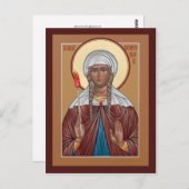 サンジェニヴィーヴ祈りの言葉カード ポストカード (正面/裏面)