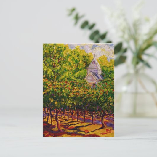 サンジェネビエヴチャペルアットバタフライクリークワイナリー ポストカード (スタンド正面)