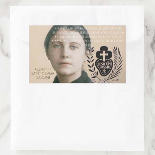 サンジェムマガルガニへの栄光 長方形シール (バッグ)