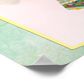 サンジェメーンディインディアン結婚のウェルカムサイン ポスター (角)