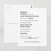 サンジェルトルドオブヘルフタ祈りの言葉ハガキ ポストカード (正面/裏面)