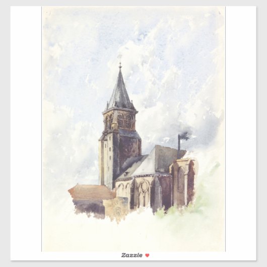 サンジェルマンデプレスチャーチパリ シール (シート)