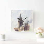 サンジェルマンデプレスチャーチパリ スクエア壁時計 (ホーム)