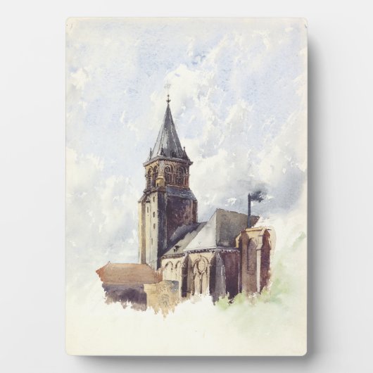 サンジェルマンデプレスチャーチパリ フォトプラーク (正面)