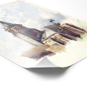 サンジェルマンデプレスチャーチパリ フォトプリント            (角)