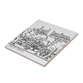 サンジェルマンデプレ|パリ，フランス タイル (側面)