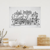 サンジェルマンデプレ |フランス，パリ ポスター (キッチン)