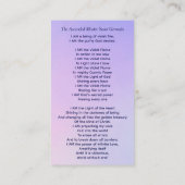 サンジェルマン コーリングカード (裏面)