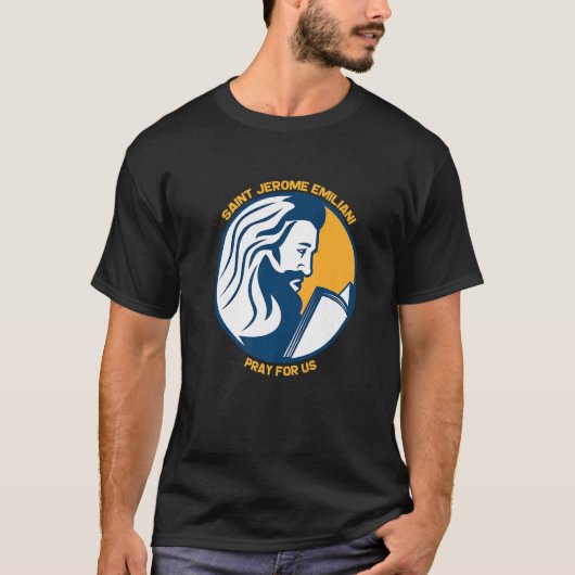 サンジェロームEmilianiカトリック守護聖人コンフィ Tシャツ (正面)
