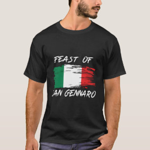 サンジェンナロ衣装リトルイタリアニューヨークの饗宴 Tシャツ
