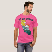 サンジャキンカリフォルニアアウトドア自然山脈 Tシャツ (正面フル)