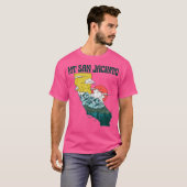 サンジャキンカリフォルニアアウトドア自然山脈 Tシャツ (正面フル)