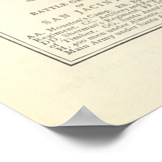 サンジャキントマップの戦い ポスター (角)