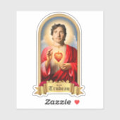 サンジャスティントルドー祈りの言葉キャンドル シール (シート)