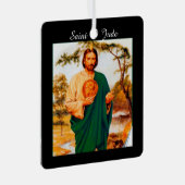 サンジュードの画像と祈りの言葉 メタルオーナメント (正面右)