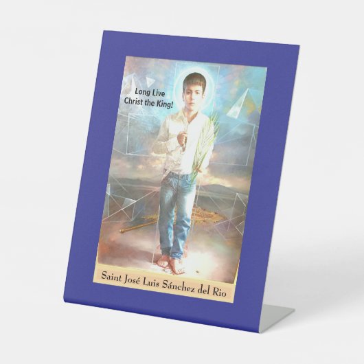 サンジョゼルイスサンチェデルリオ 台座サイン (正面)