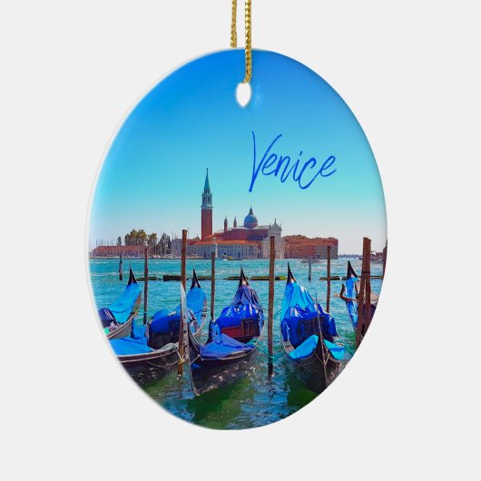 サンジョルジオマッジョーレアイランドヴェネツィアイタリア セラミックオーナメント (右)