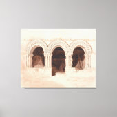 サンジョルジュ・ド・ボシェヴィルのアーチ キャンバスプリント (正面)