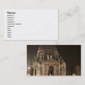 サンジョルジョマギョア川を渡る夜景 名刺 (正面/裏面)