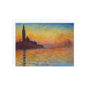 サンジョルジョ・マッジョーレDusk (by Claude Monet) カード (正面/裏面インサイチュ)