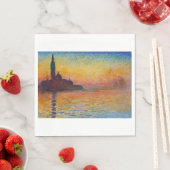サンジョルジョ・マッジョーレDusk (by Claude Monet) スタンダードランチョンナプキン (インサイチュ)