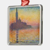 サンジョルジョ・マッジョーレDusk (by Claude Monet) メタルオーナメント (左)