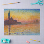 サンジョルジョ・マッジョーレDusk (by Claude Monet) 薄葉紙 (クラフト)