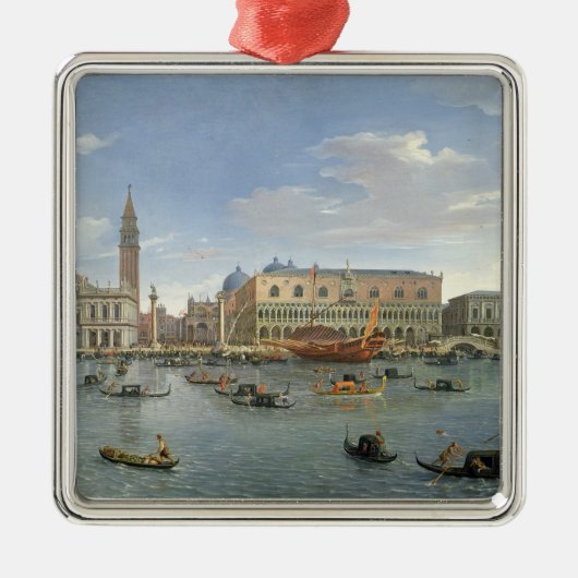 サンジョルジョ、169の島からのベニスの眺め メタルオーナメント (正面)