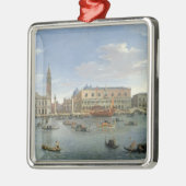 サンジョルジョ、169の島からのベニスの眺め メタルオーナメント (左)