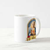 サンジョーバイデン氏祈りの言葉キャンドル コーヒーマグカップ (正面右)