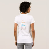サンスイムビーチ ミニマル Tシャツ (裏面フル)