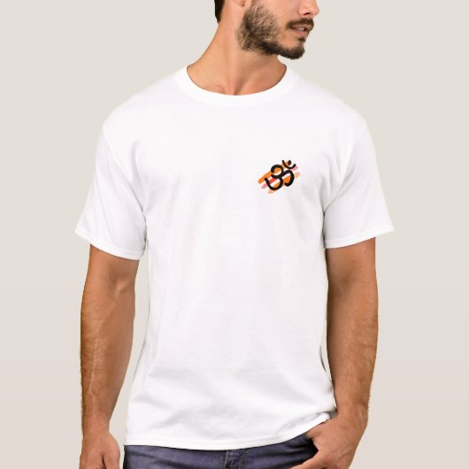 サンスクリット語のオームTシャツ Tシャツ (正面)