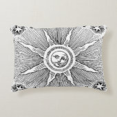 サンスターズアンティークナイトスカイ中世〔占星術の〕十二宮図 アクセントクッション (正面)