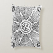 サンスターズアンティークナイトスカイ中世〔占星術の〕十二宮図 アクセントクッション (裏面(縦))