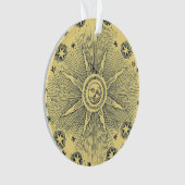 サンスターズアンティークナイトスカイ中世〔占星術の〕十二宮図 オーナメント (正面)