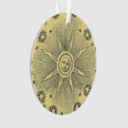 サンスターズアンティークナイトスカイ中世〔占星術の〕十二宮図 オーナメント (正面)