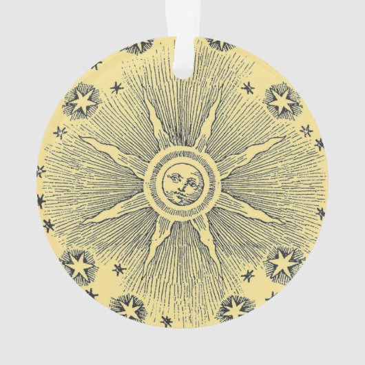 サンスターズアンティークナイトスカイ中世〔占星術の〕十二宮図 オーナメント (裏面)