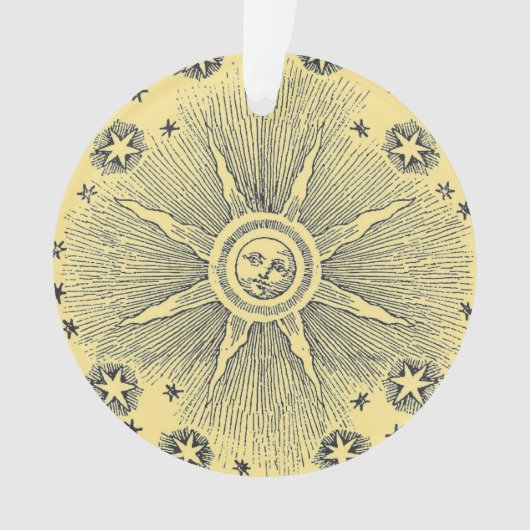 サンスターズアンティークナイトスカイ中世〔占星術の〕十二宮図 オーナメント (正面)