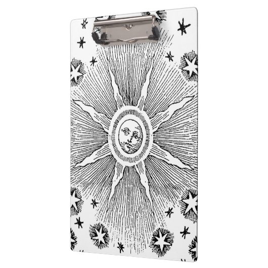 サンスターズアンティークナイトスカイ中世〔占星術の〕十二宮図 クリップボード (左)