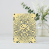 サンスターズアンティークナイトスカイ中世〔占星術の〕十二宮図 ポストカード (スタンド正面)