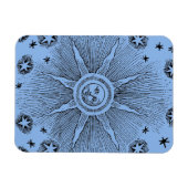 サンスターズアンティークナイトスカイ中世〔占星術の〕十二宮図 マグネット (横)