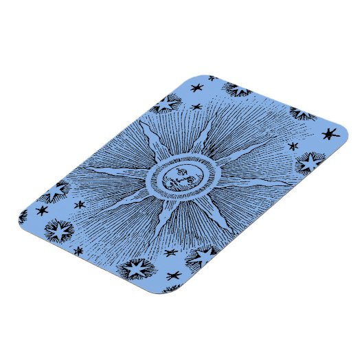 サンスターズアンティークナイトスカイ中世〔占星術の〕十二宮図 マグネット (左側)