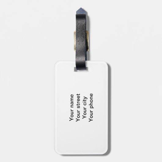 サンスターズアンティークナイトスカイ中世〔占星術の〕十二宮図 ラゲッジタグ (裏面縦)