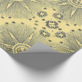 サンスターズアンティークナイトスカイ中世〔占星術の〕十二宮図 ラッピングペーパー (角)